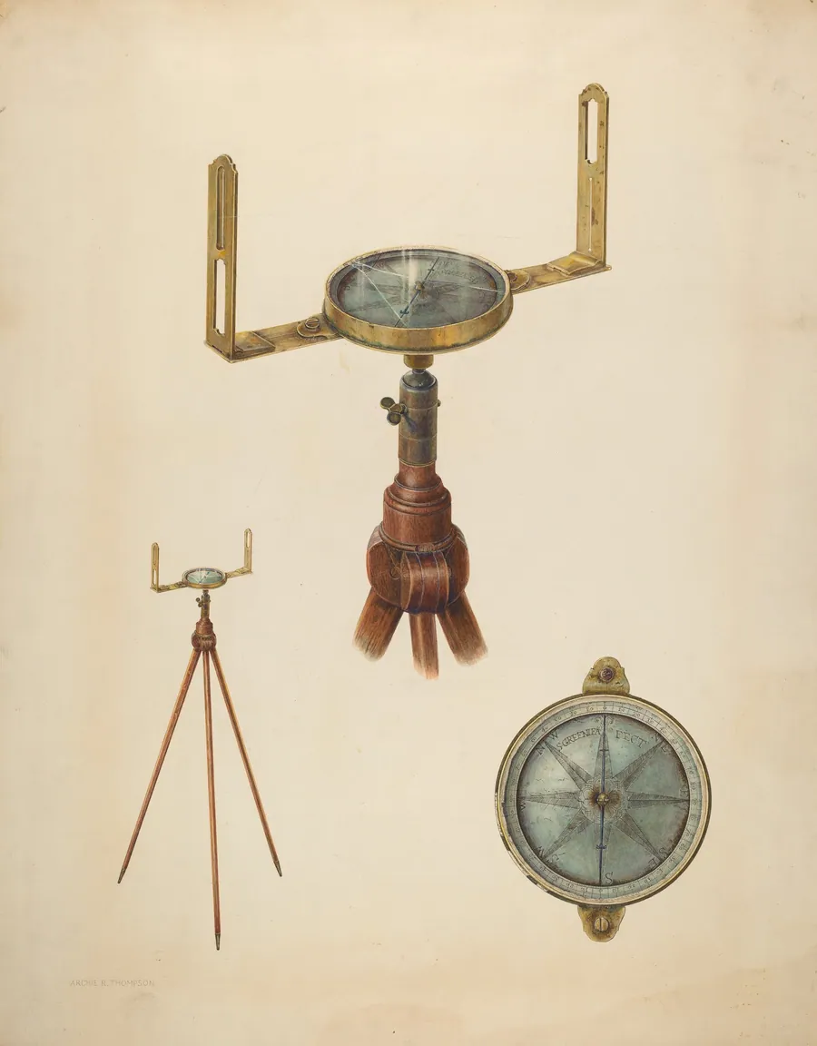 Surveyor's Compass by Archie Thompson