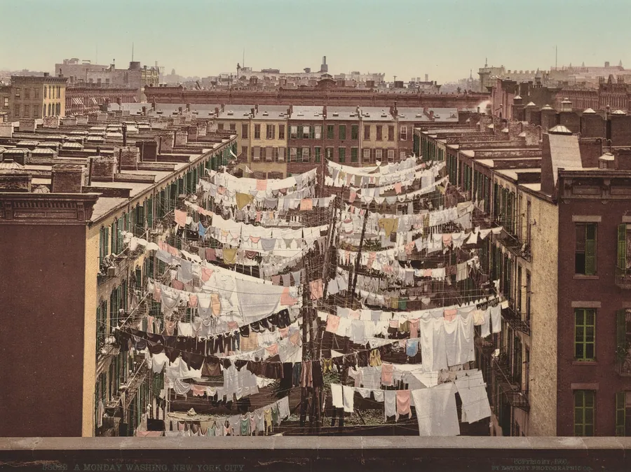 A Monday Washing, New York City by American 20th Century