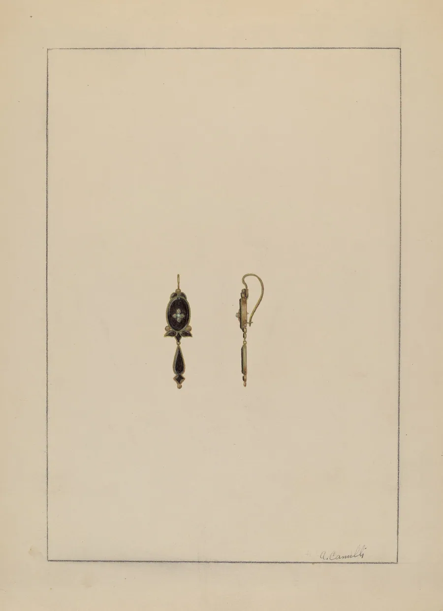 Earrings by Albert Camilli