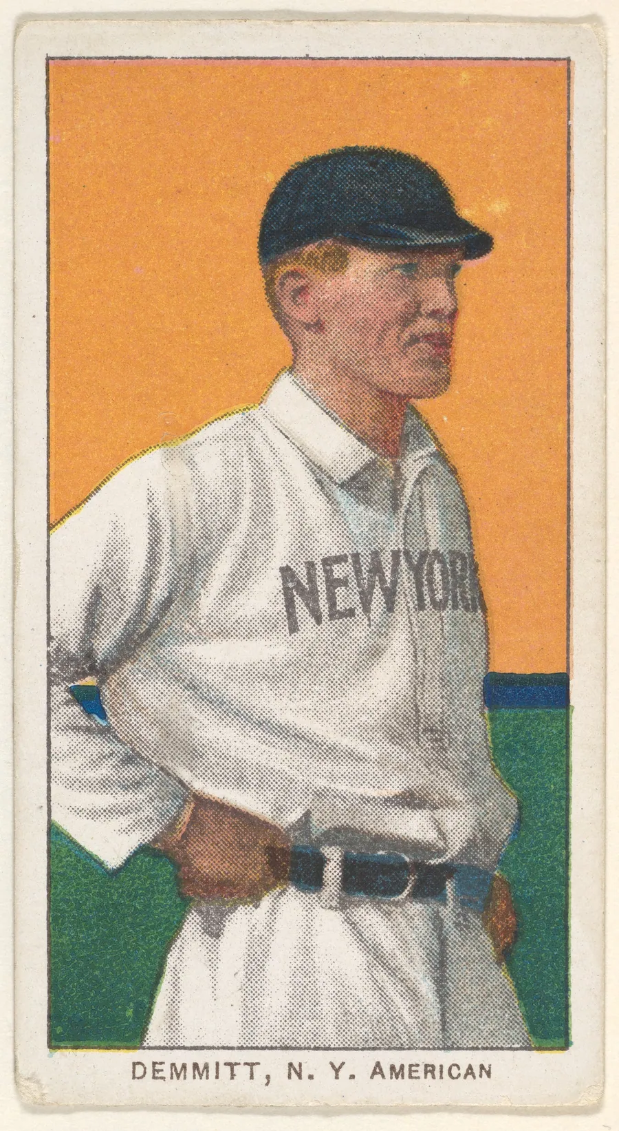 Demmitt, New York, American League, from the White Border series (T206) for the American Tobacco Company by American Tobacco Company