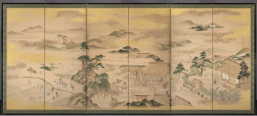 Spring and Autumn Farming (Spring) by Kō Sūkoku