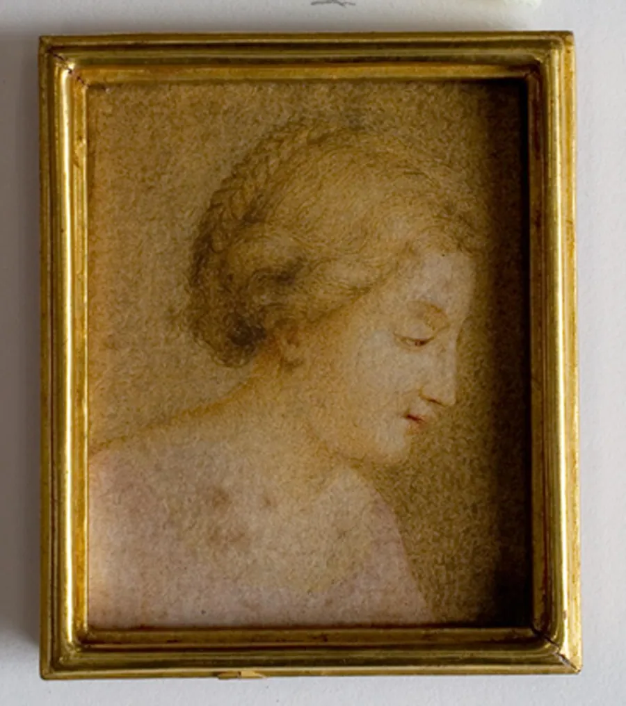 Kvindeligt idealhoved by Daniel Gardelle
