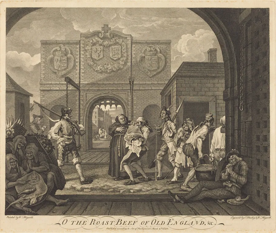 The Gate of Calais, or The Roast Beef of Old England by Charles Mosley