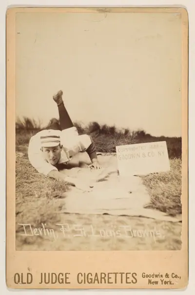 Jim Devlin, Pitcher, St. Louis Browns, from the series Old Judge Cigarettes