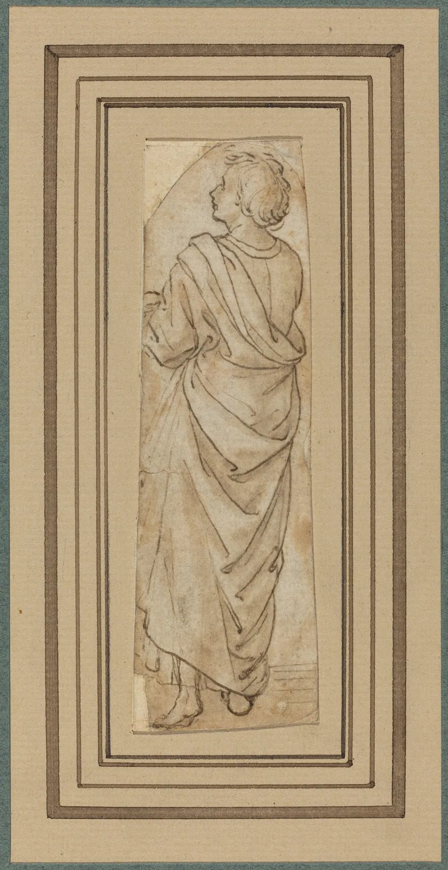Saint John at the Foot of the Cross by Maso Finiguerra