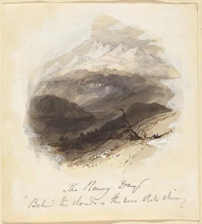 Illustration for Longfellow's "The Rainy Day"