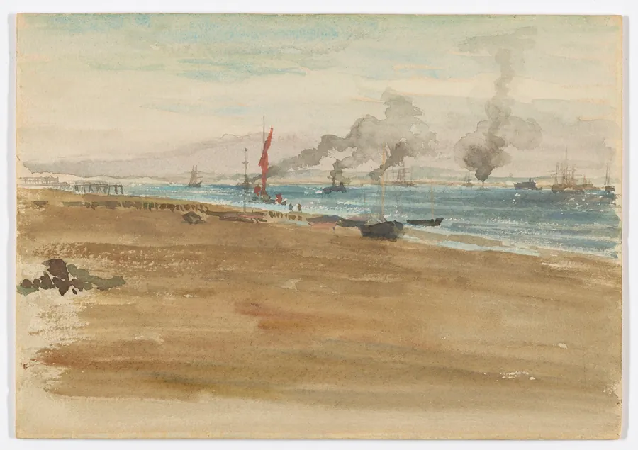 The Mouth of the River by James McNeill Whistler (1834-1903)
