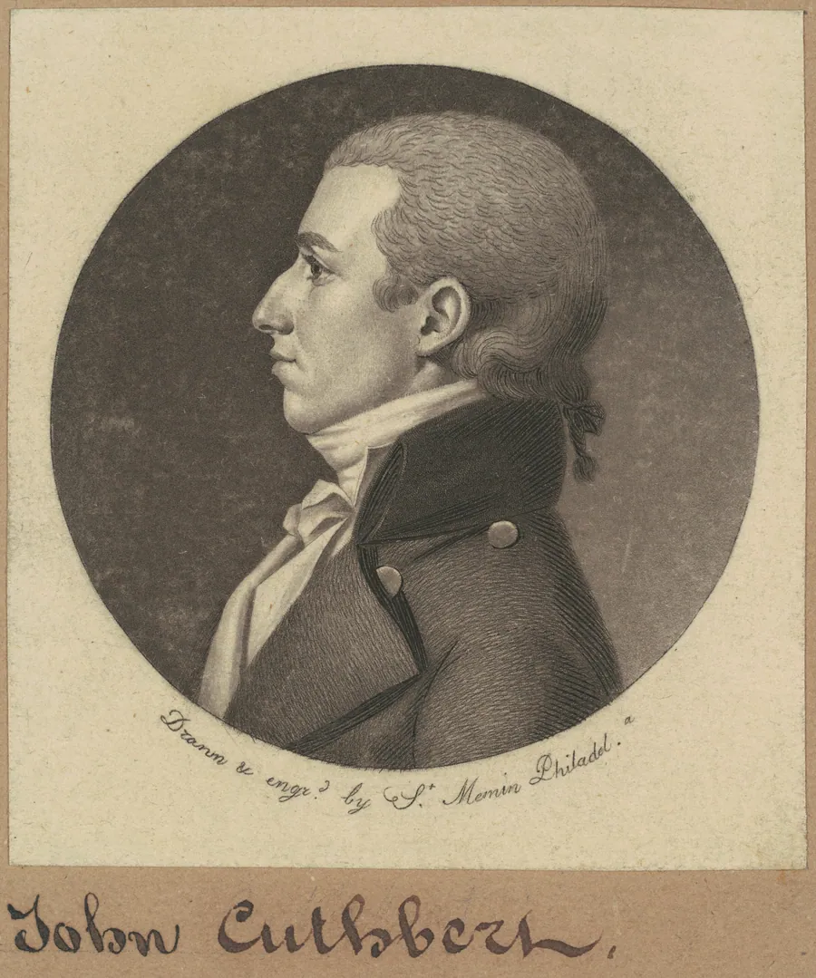 John Cuthbert by Charles B. J. Févret de Saint-Mémin