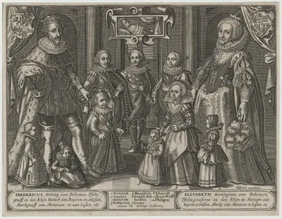 Frederick V, King of Bohemia, Elizabeth and Their Family