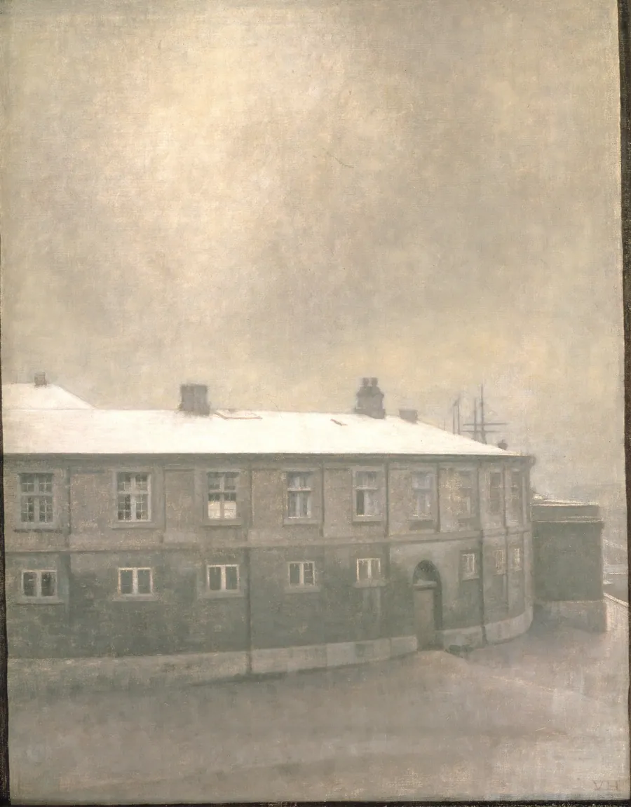 Fra det gamle Christiansborg by Vilhelm Hammershøi