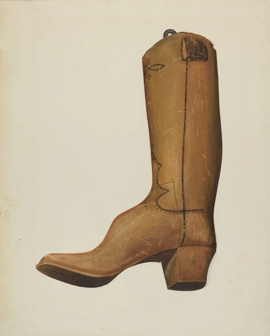 Boot Shop Sign by Alice Stearns