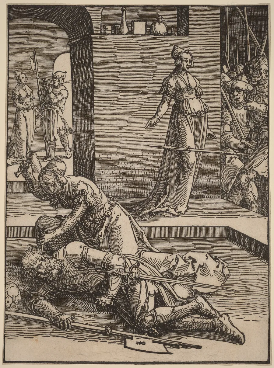Jael Killing Sisera by Lucas van Leyden