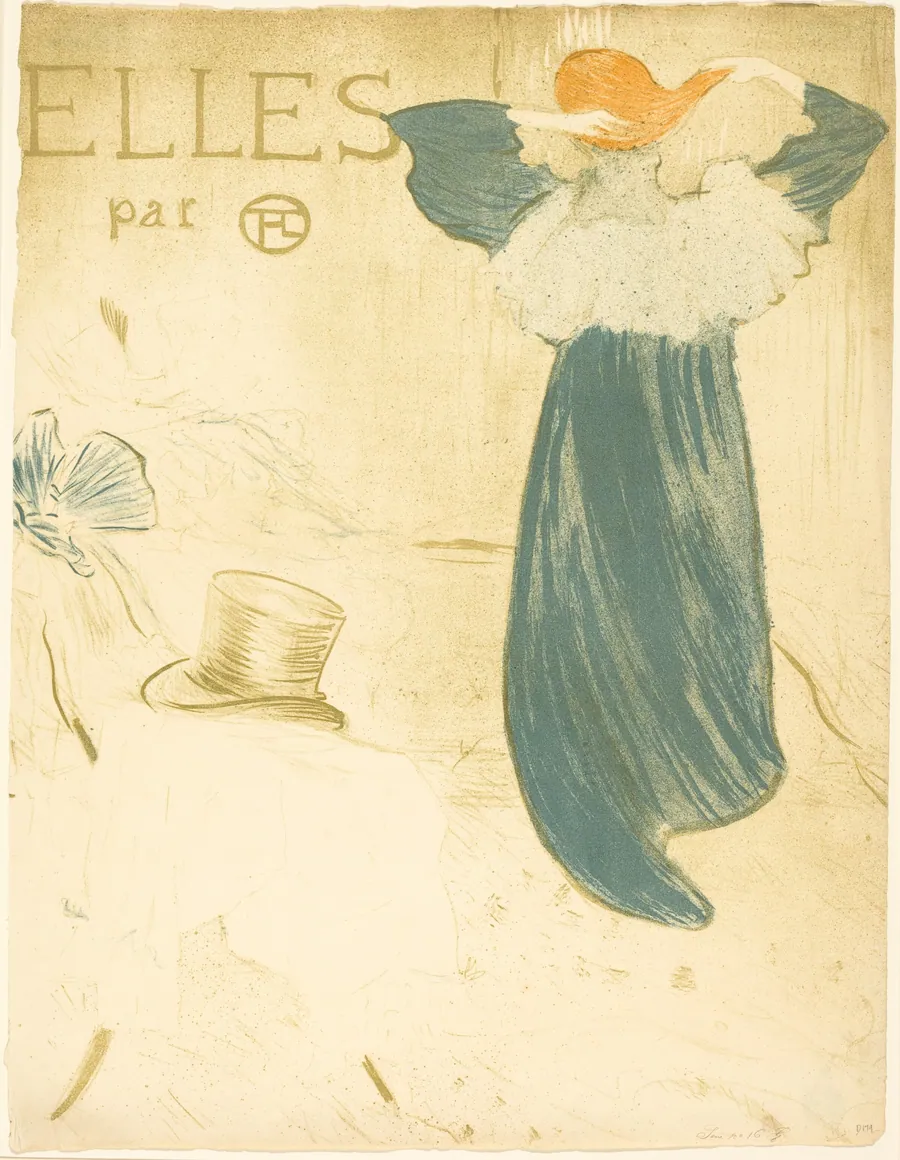 Frontispiece for "Elles" by Henri de Toulouse-Lautrec