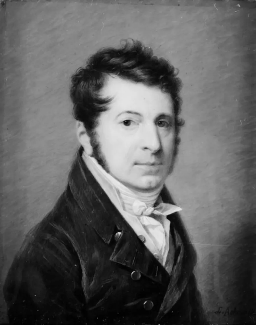 Portræt af kunstnerens broder, Francois Louis Arlaud by Louis Ami Arlaud