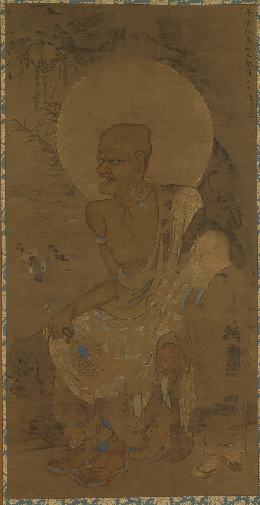 Arhat (<em>Nakula</em>), one of a set of sixteen by Ryozen (ca. 1328-ca. 1360)