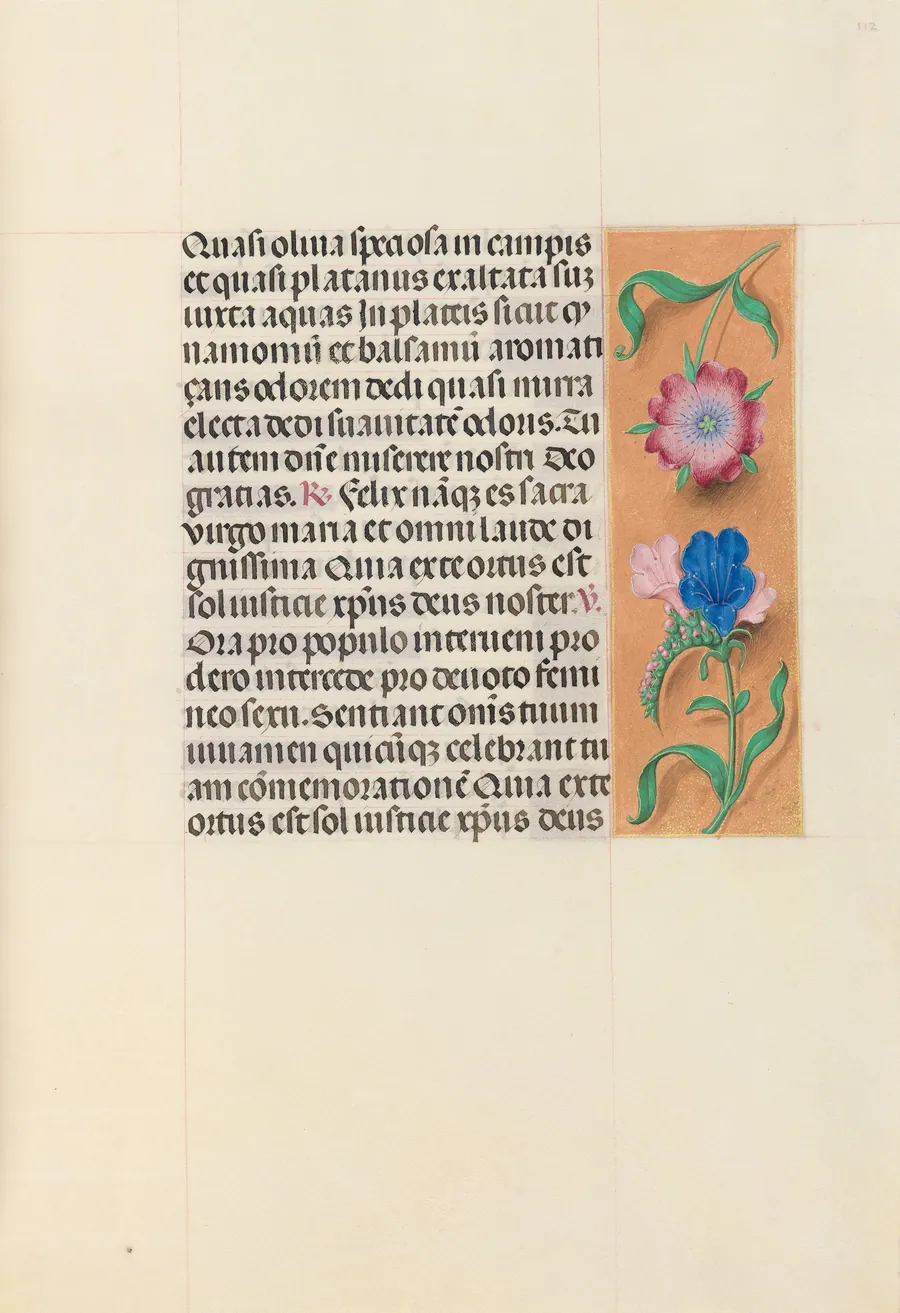 Hours of Queen Isabella the Catholic, Queen of Spain:  Fol. 112r by Master of the First Prayerbook of Maximillian