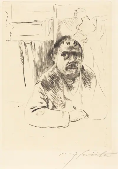 Selbstbildnis im Pelz (Self-Portrait in a Fur Coat)