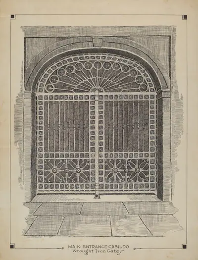 Wrought Iron Gate