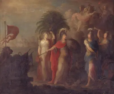 Allegori på slaget den 2. april 1801