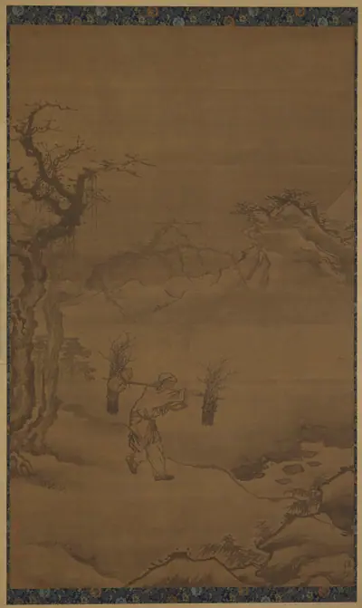 The studious woodcutter Zhu Maichen