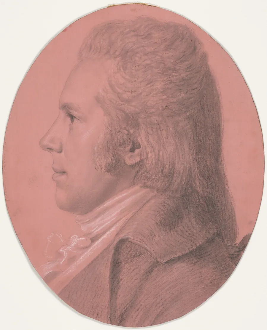 Portrait of Georges Arnold Fitzwilliam by Charles Balthazar Julien Fevret de Saint-Mémin