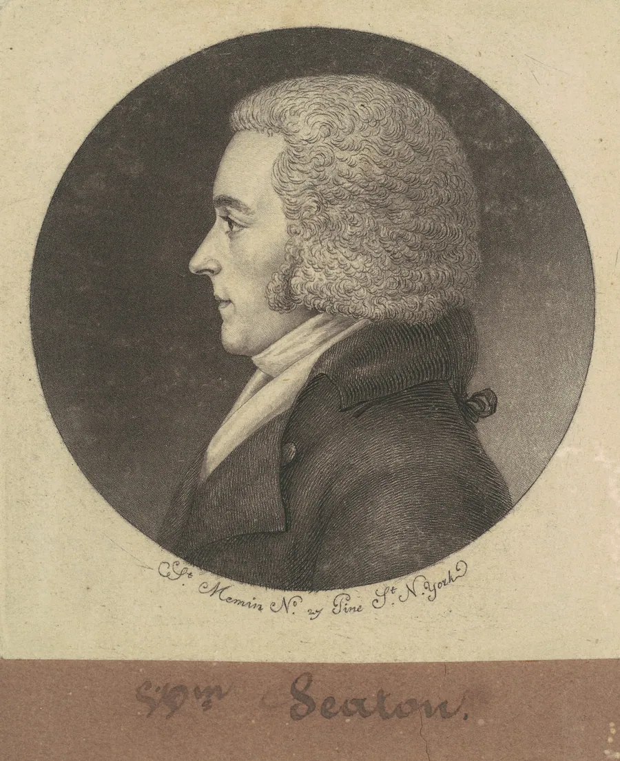 William Seton by Charles B. J. Févret de Saint-Mémin