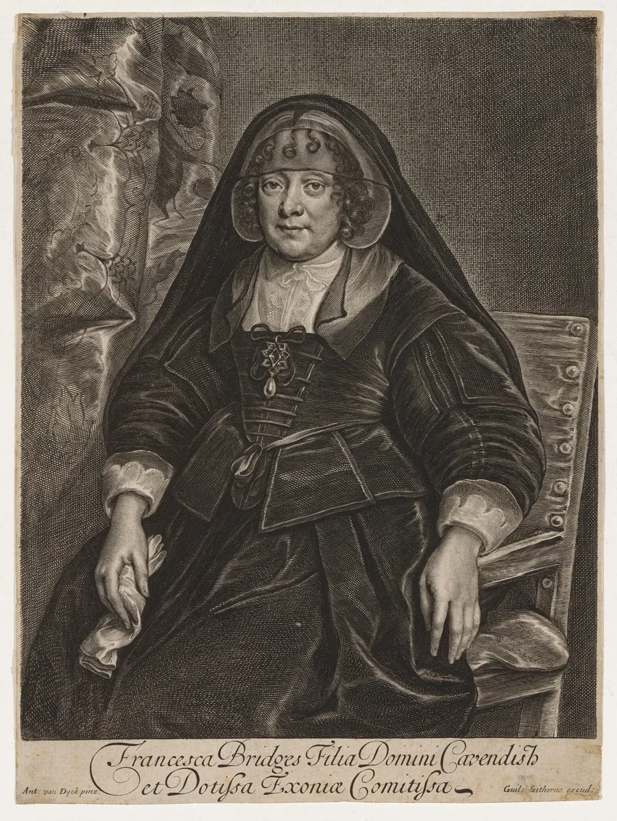 Frances Bridges by William Faithorne