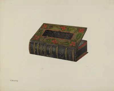 Toleware Trinket Box
