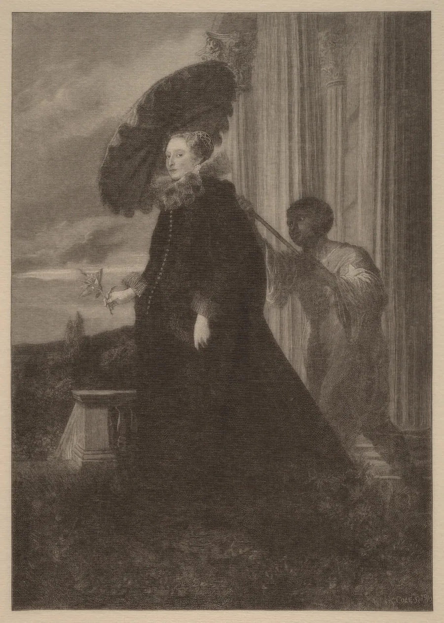 Marchesa Elena Grimaldi, Wife of Marchese Nicola Cattaneo by Timothy Cole