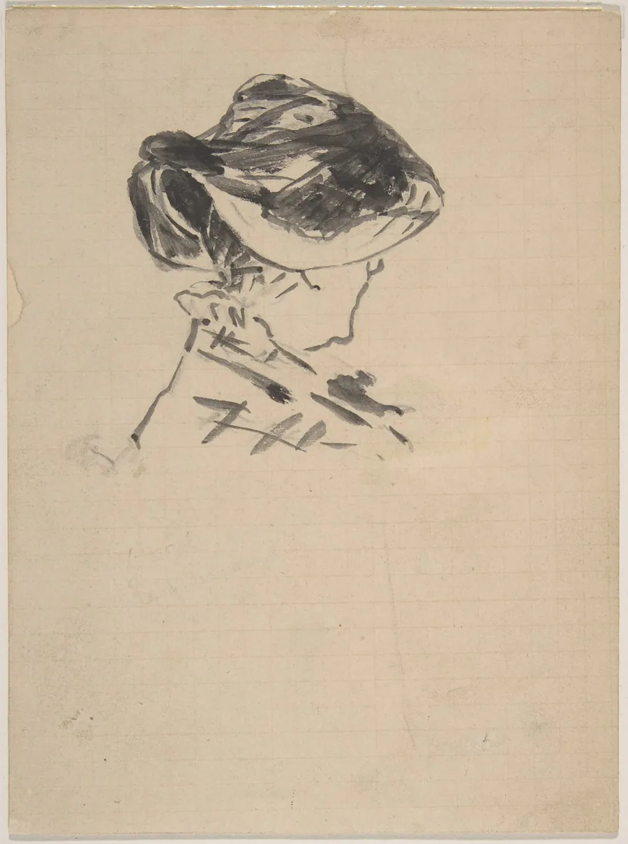 Suzanne Manet at Bellevue by Edouard Manet
