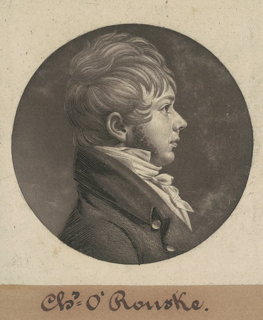 Charles O'Rourke by Charles B. J. Févret de Saint-Mémin
