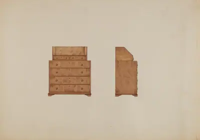 Scrutoir or Butler's Desk