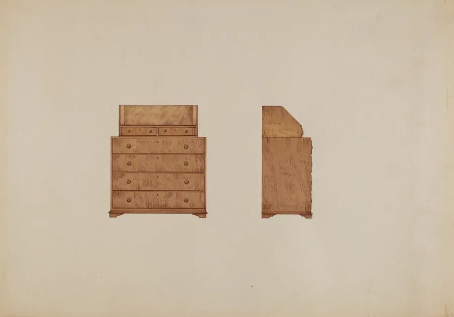 Scrutoir or Butler's Desk by Fred Weiss