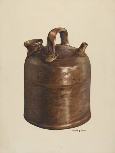 Field Jug - Handle, Spout and Opening for Filling