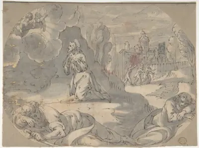 Christ in the Garden of Gethsemane (Matthew 26:36-46)