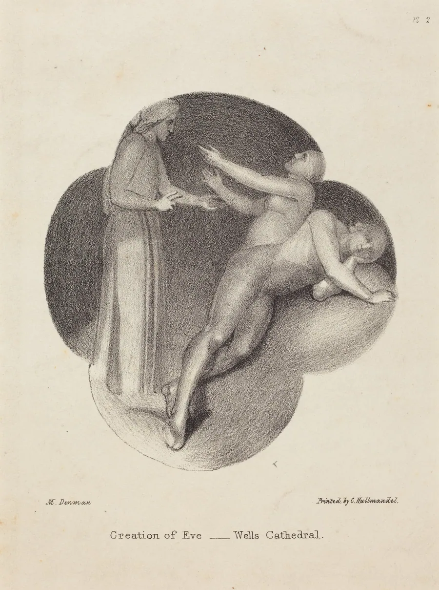 Creation of Eve, from Wells Cathedral by Maria Denman