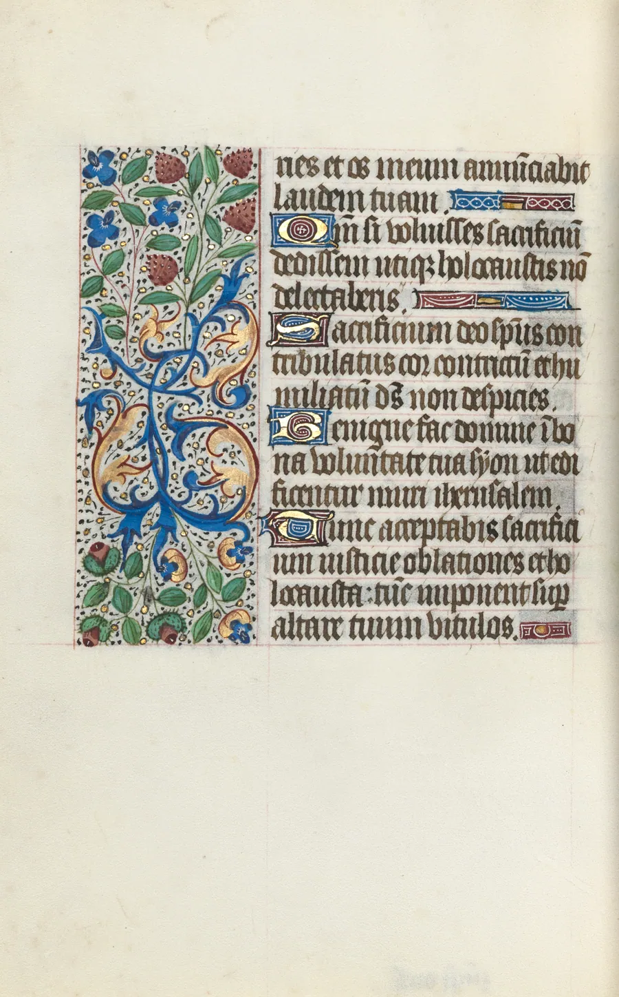 Book of Hours (Use of Rouen): fol. 135v by Master of the Geneva Latini