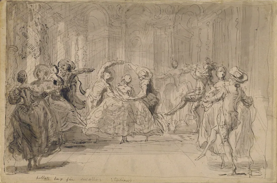 Ballet from "The Rival Fairies" by Gabriel de Saint-Aubin