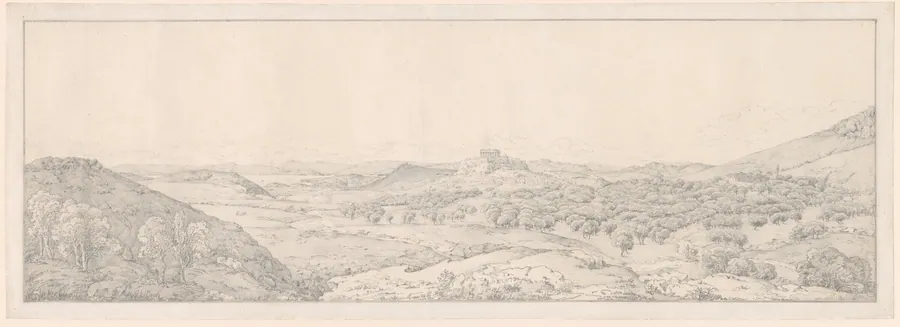 Panorama toward Athens from the Garden of Aphrodite by Joseph Thürmer
