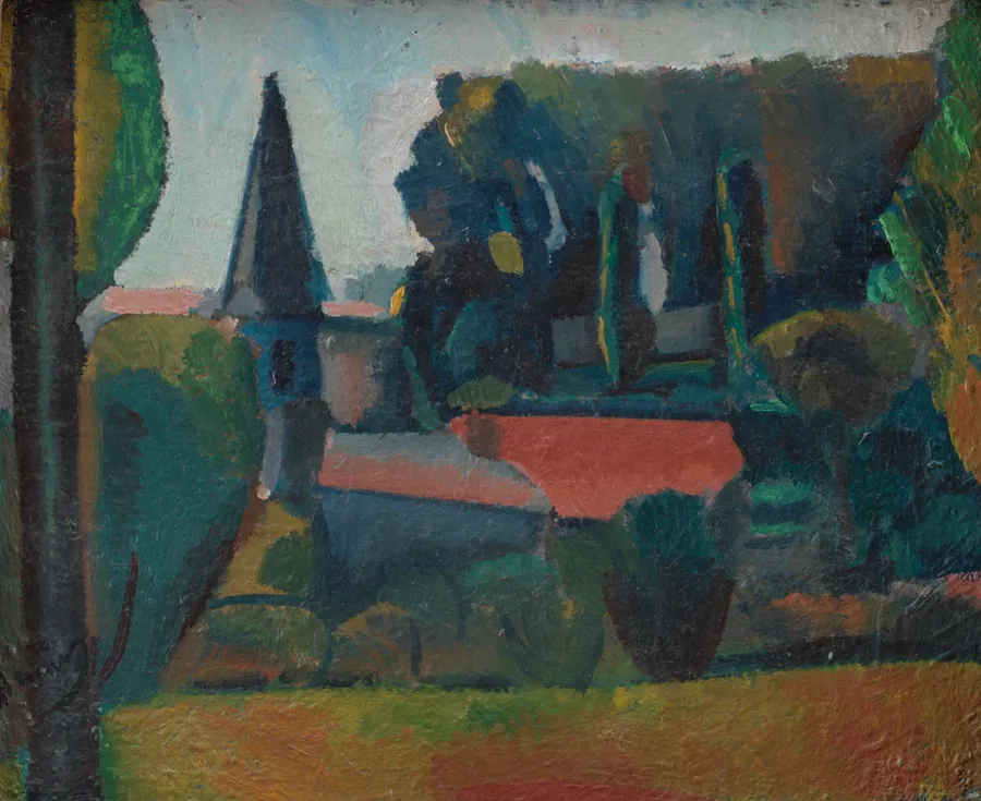 Kirken ved Carrières-sur-Seine by André Derain