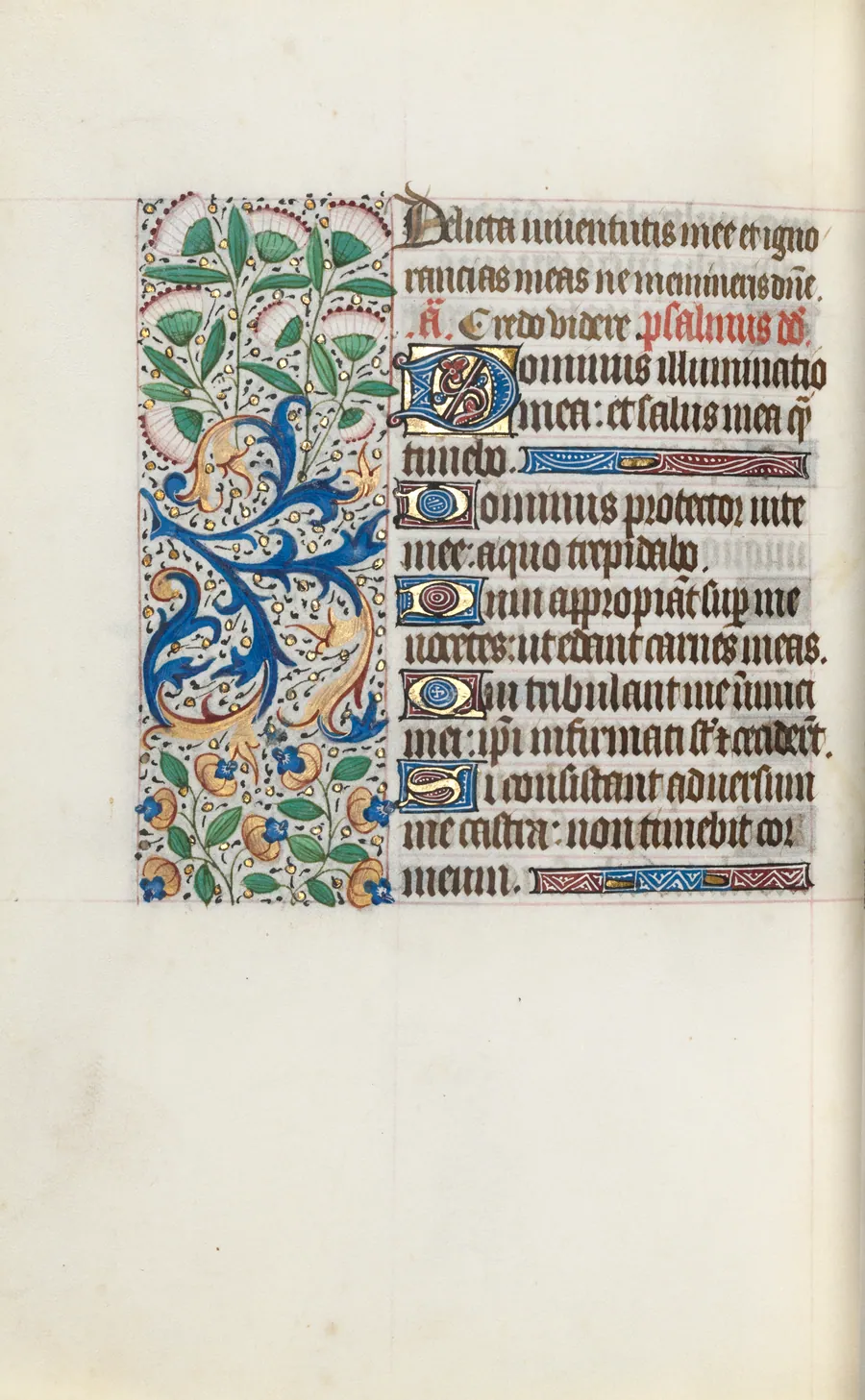 Book of Hours (Use of Rouen): fol. 120v by Master of the Geneva Latini