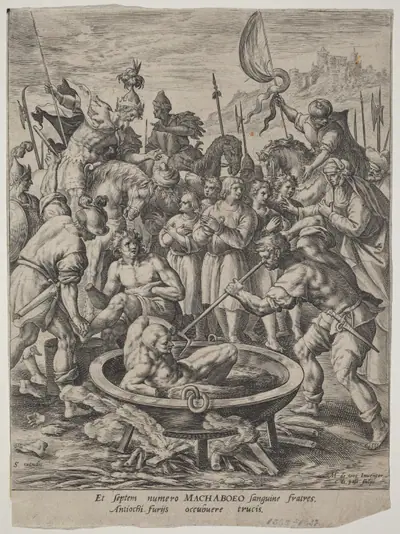 The Seven Maccabean Brothers Killed by Antiochus