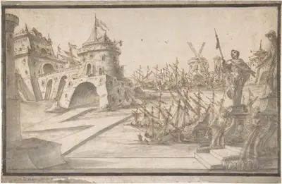 Harbor Scene