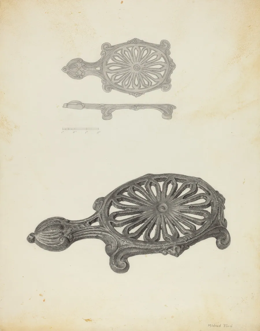 Flat Iron Holder by Filippo Porreca