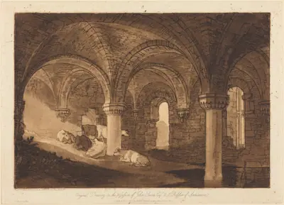 Crypt of Kirkstall Abbey