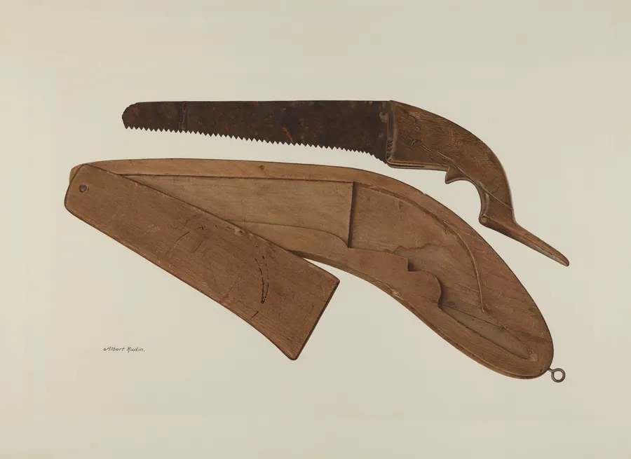 Saw and Case by Albert Rudin
