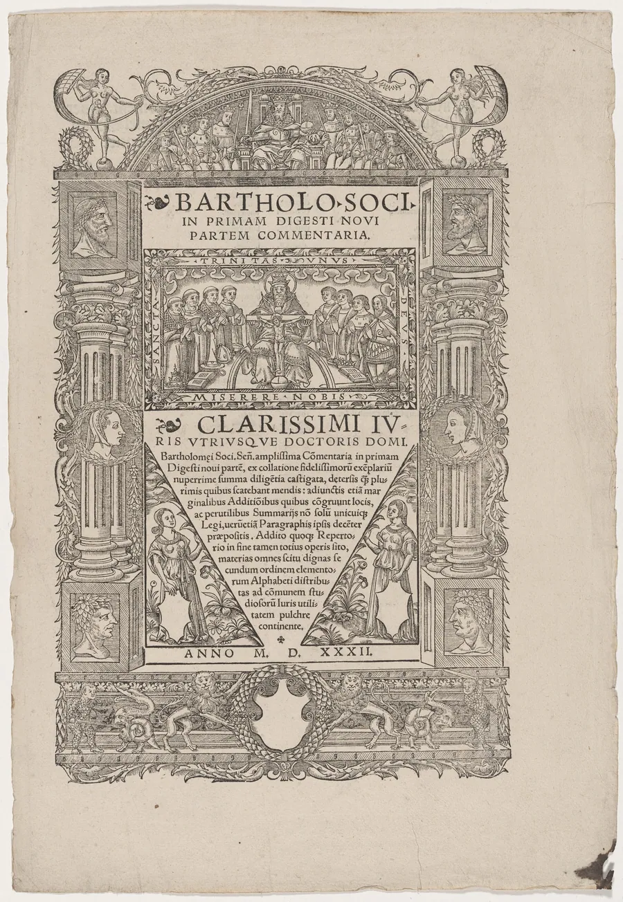 Title Page to Clarissimi IV by Unknown 19th Century