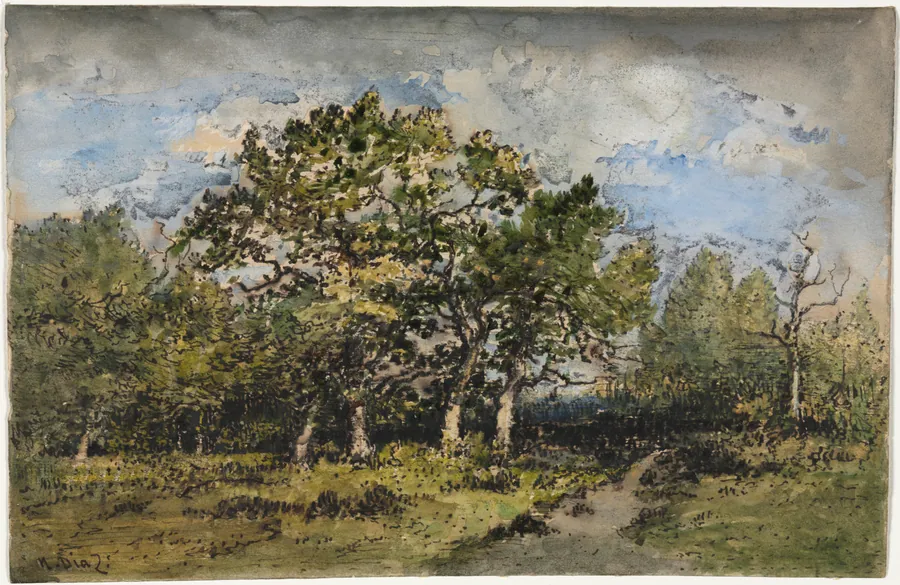 Landscape by Narcisse Diaz de la Peña