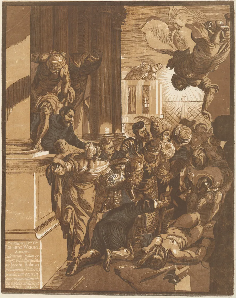 The Miracle of Saint Mark (left side) by John Baptist Jackson