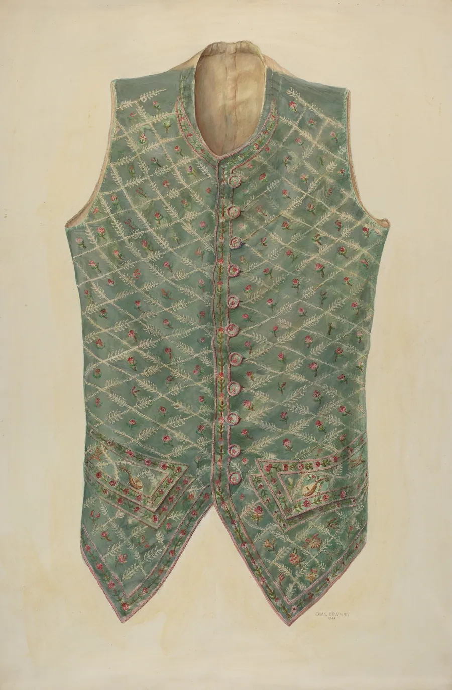 Man's Vest by Charles Bowman